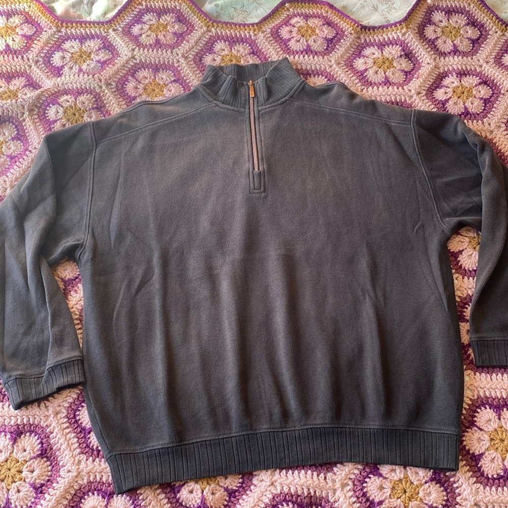 Tommy Bahama 1/4 zip sweater